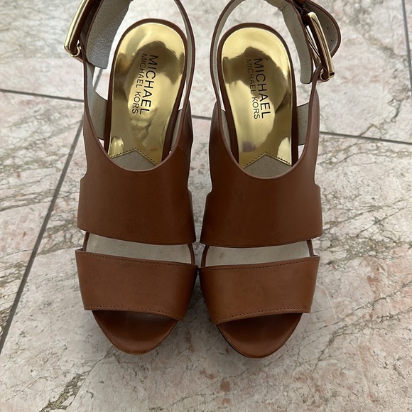 Michael Michael kors leather sandal heels - Picture 2 of 2